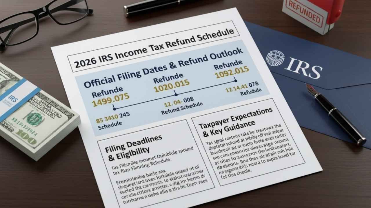 2026 IRS Income Tax Refund Schedule Sparks Anxiety: Official Filing Dates and Refund Timeline Revealed