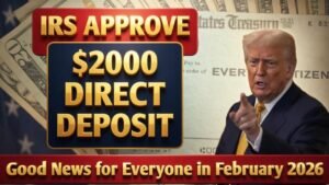 Get $2,000 From IRS in February 2026 – Direct Deposit, Eligibility, Payment Dates, and Steps to Receive